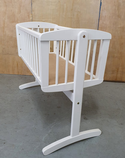 White Wooden Baby Crib - EL101363