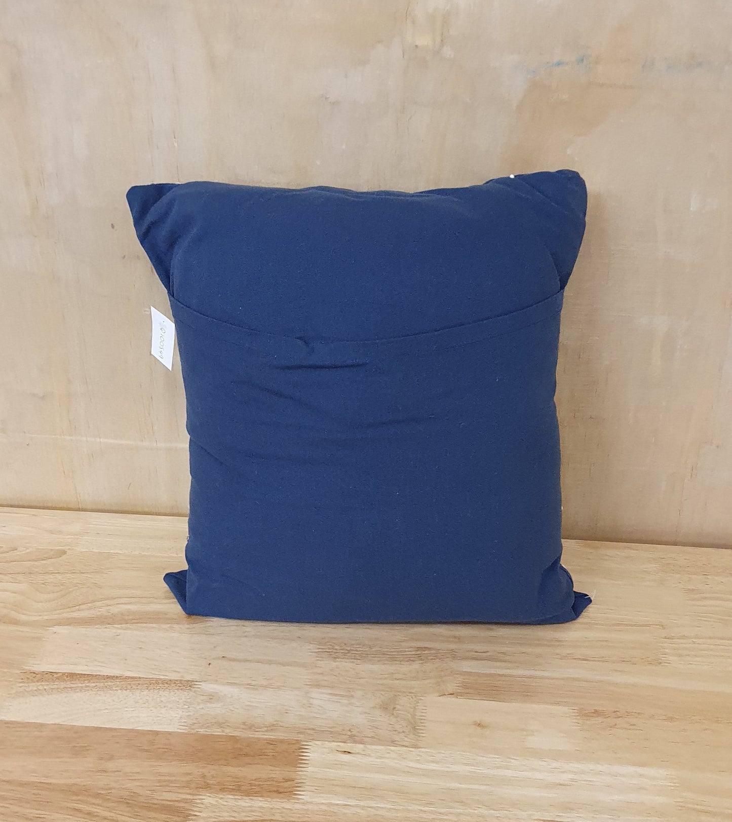 Single Blue Stitched Design Cushion - LQ100849