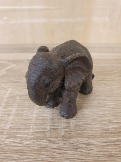 Small Stone Elephant Ornament - 230824-3