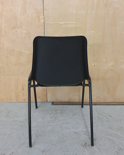 Black Single Stackable Chair - 103116