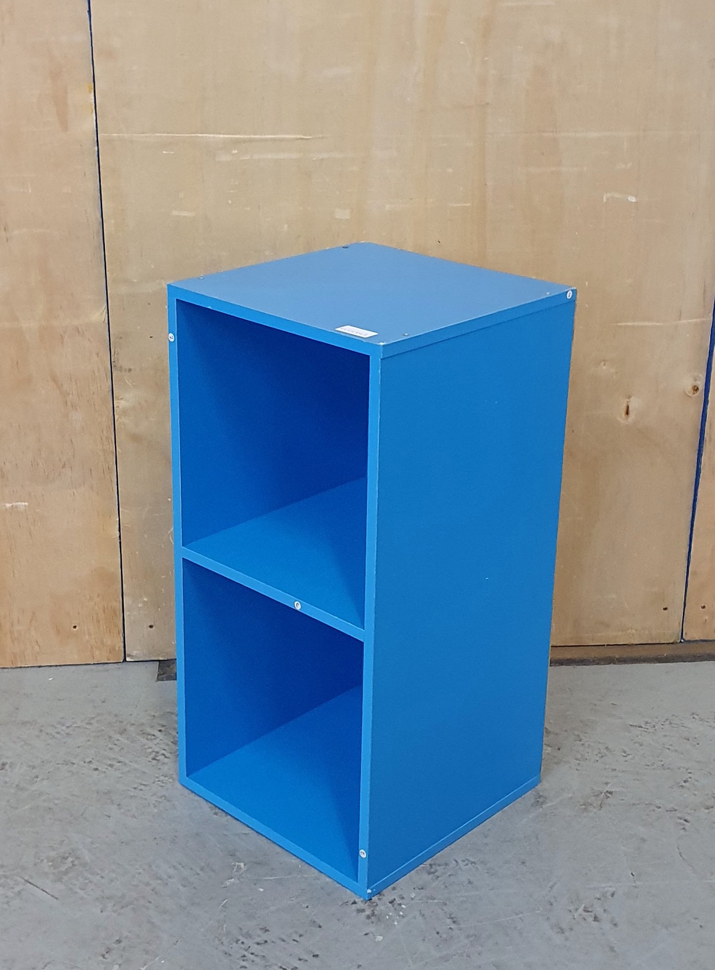 Blue Small Wooden Shelving Unit - EL102843