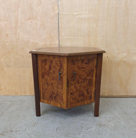 Hexagon Shaped Cabinet with Two Doors - EL103866