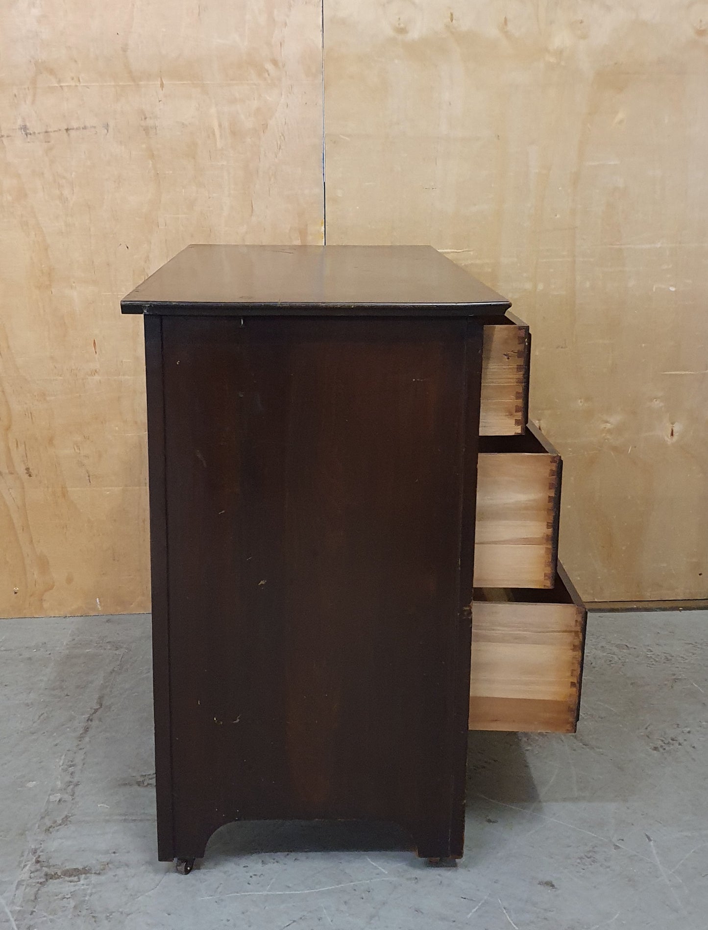 Vintage 3 Drawer Chest of Drawers - 104809