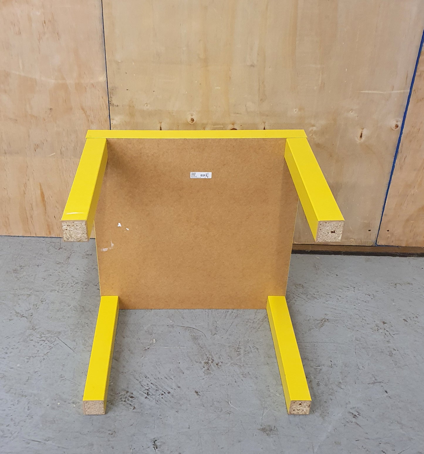 IKEA LACK Yellow Table - EL101347