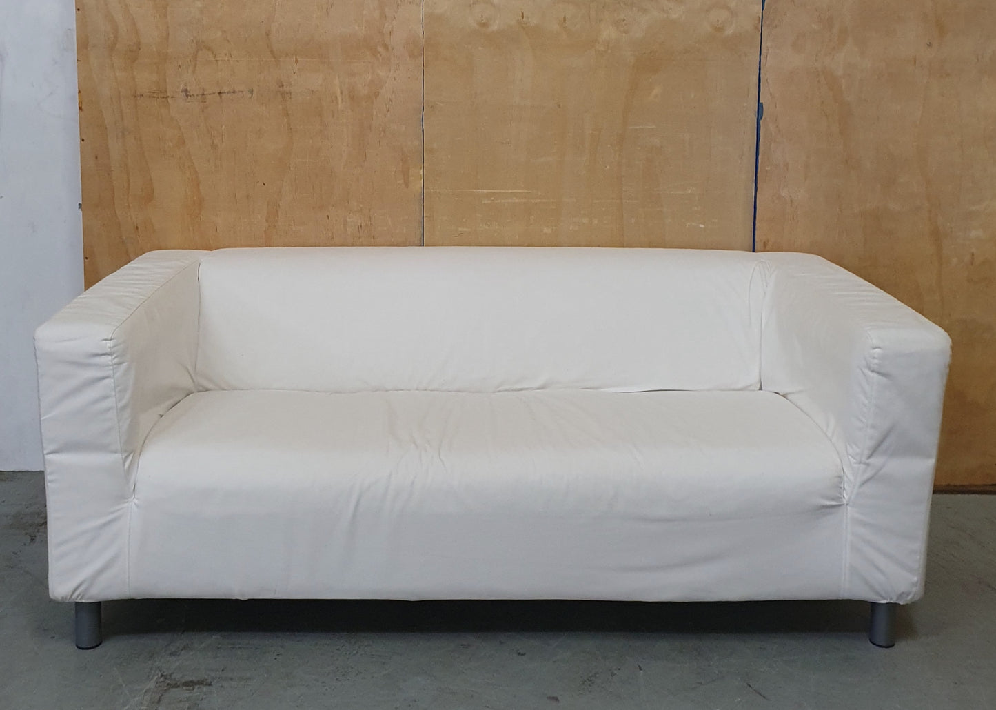 IKEA KLIPPAN White 2 Seater Sofa - 104858