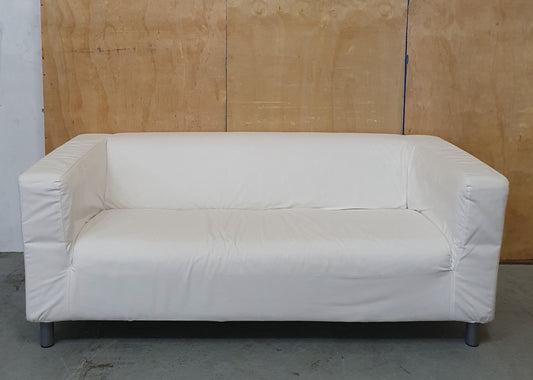 IKEA KLIPPAN White 2 Seater Sofa - 104858