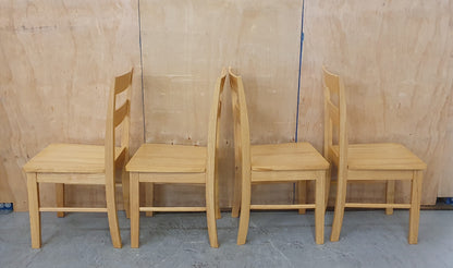4 Matching Pine Dining Chairs - EL104509 / EL104510 / EL104511 / EL104512