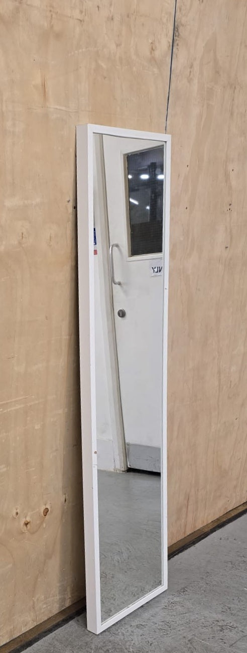 IKEA STAVE White Frame Full Length Mirror - 140925-12