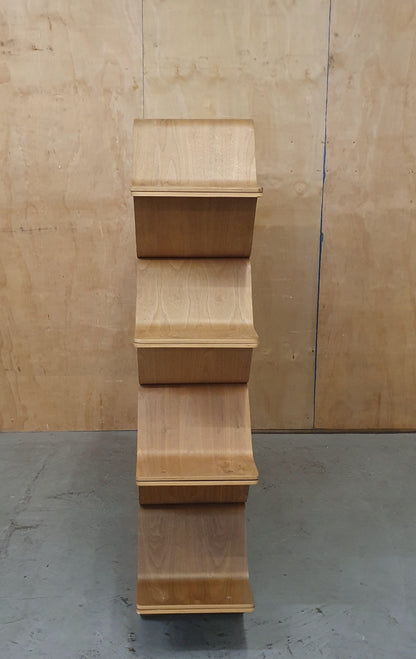 Large Hexagon Shape Wood Shelving Unit - 110925-12