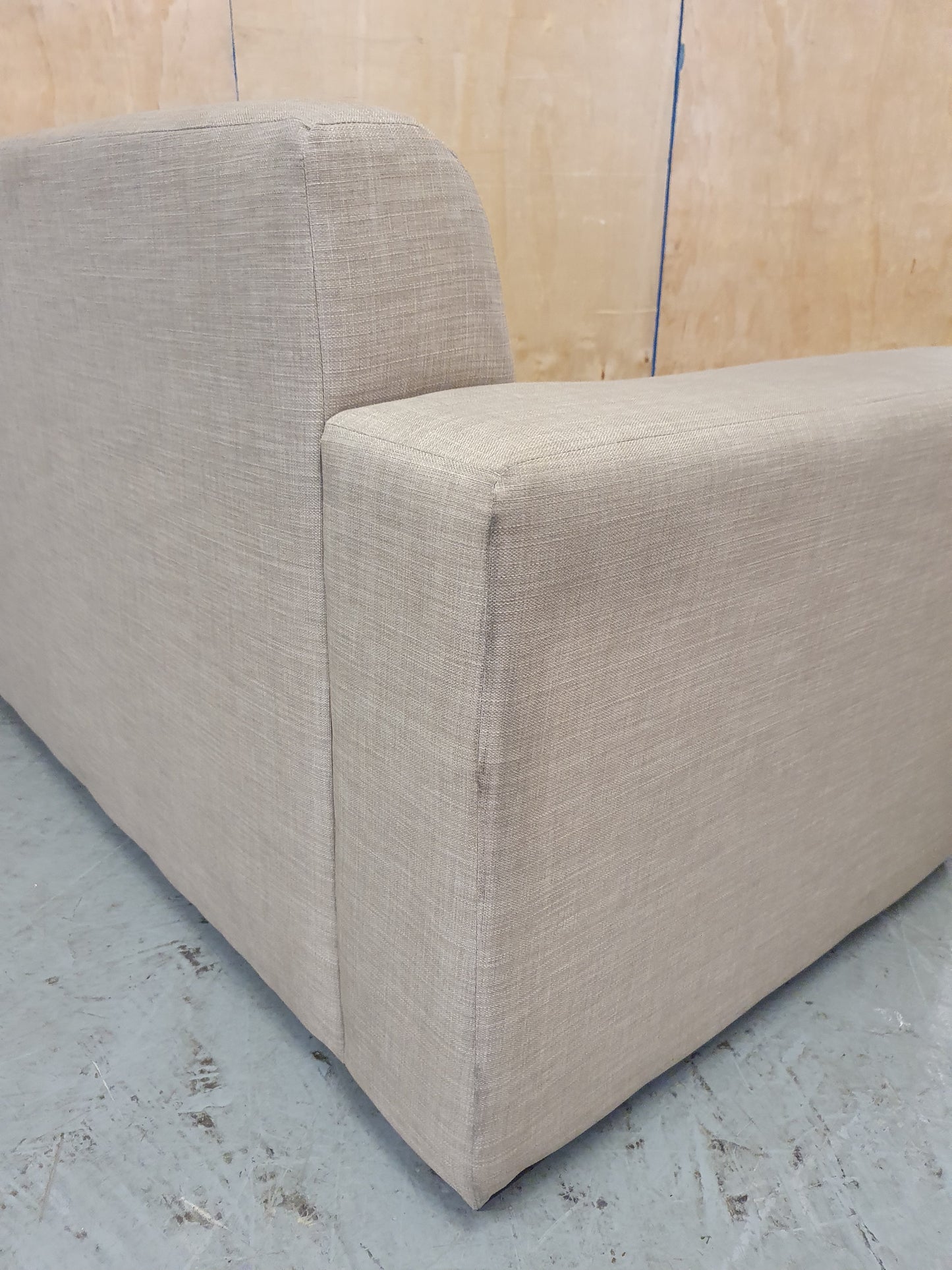 2 Seater Beige Modern Sofa - 104818