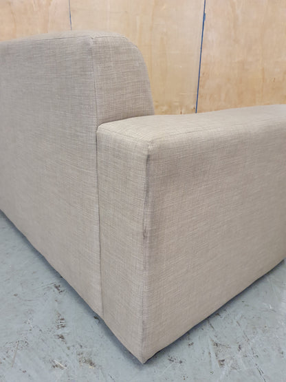 2 Seater Beige Modern Sofa - 104818