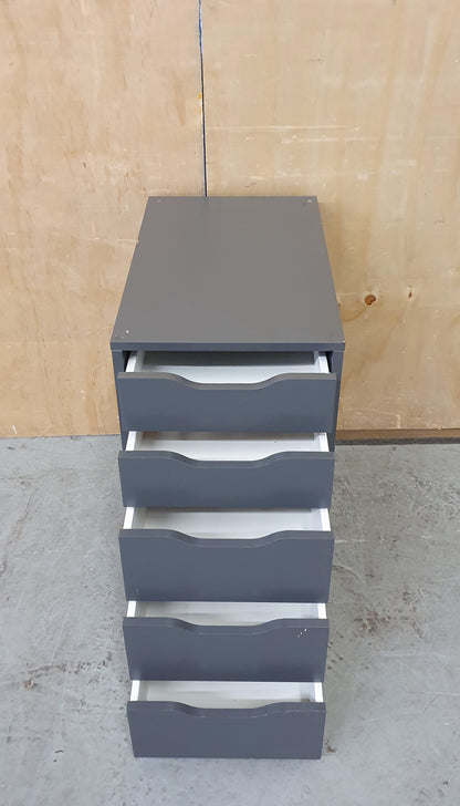 IKEA ALEX Grey Wood Drawers - EL104400