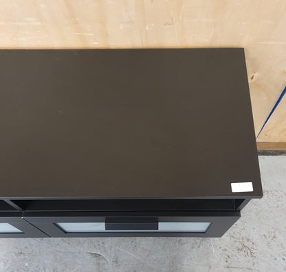 IKEA BRIMNES Black TV Stand with 2 Deep Drawers - 104783