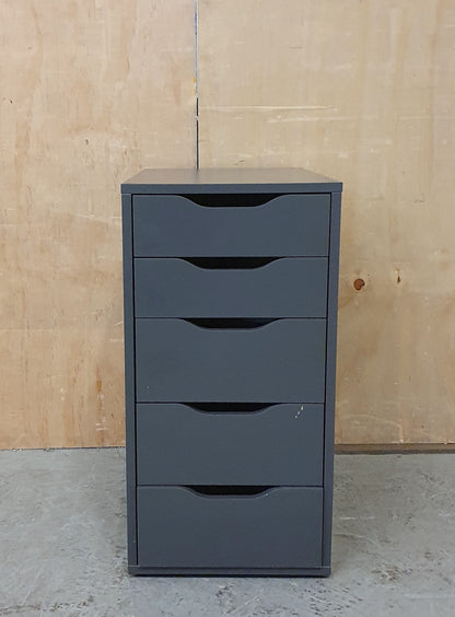 IKEA ALEX Grey Wood Drawers - EL104400