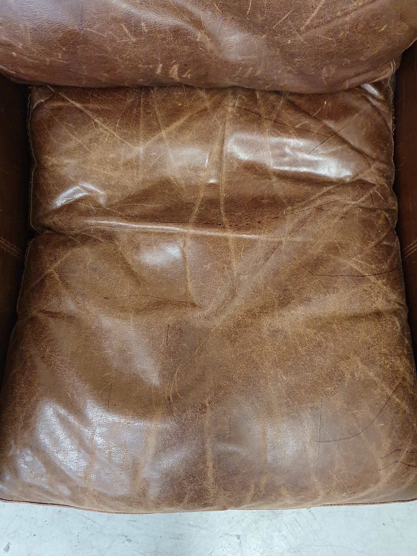 Brown Leather Armchair - 103934