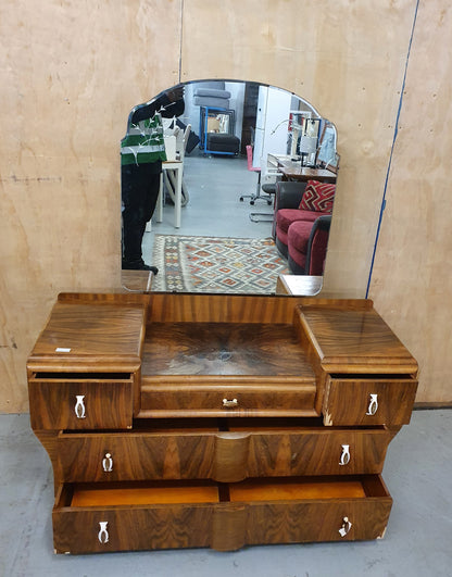 Vintage Dressing Table with Drawers and Mirror - 101659