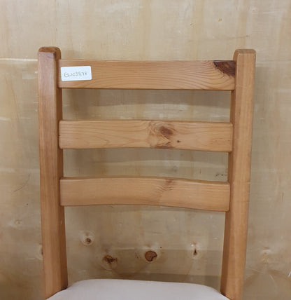 IKEA Matching Pair of Wooden Dining Chairs - EL103877 / EL103878