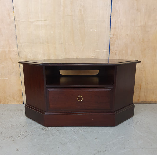 STAG Vintage Mahogany TV Stand with Bottom Drawer - EL102669