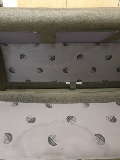 G-PLAN Dark Grey 3 Seater Sofa with Removable Back Cushions - 310126-01