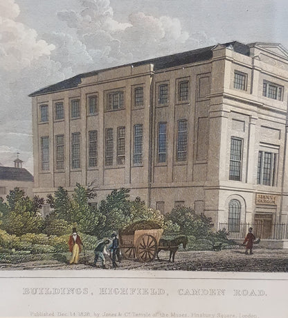 Buildings, Highfield, Camden Road Vintage Art Print - 103756