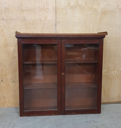 Mahogany Bookcase with Lockable Glass Doors - 103243