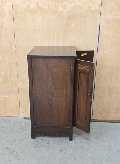ITONIA Vintage Mahogany Cabinet with 1 Internal Shelf - 140925-07