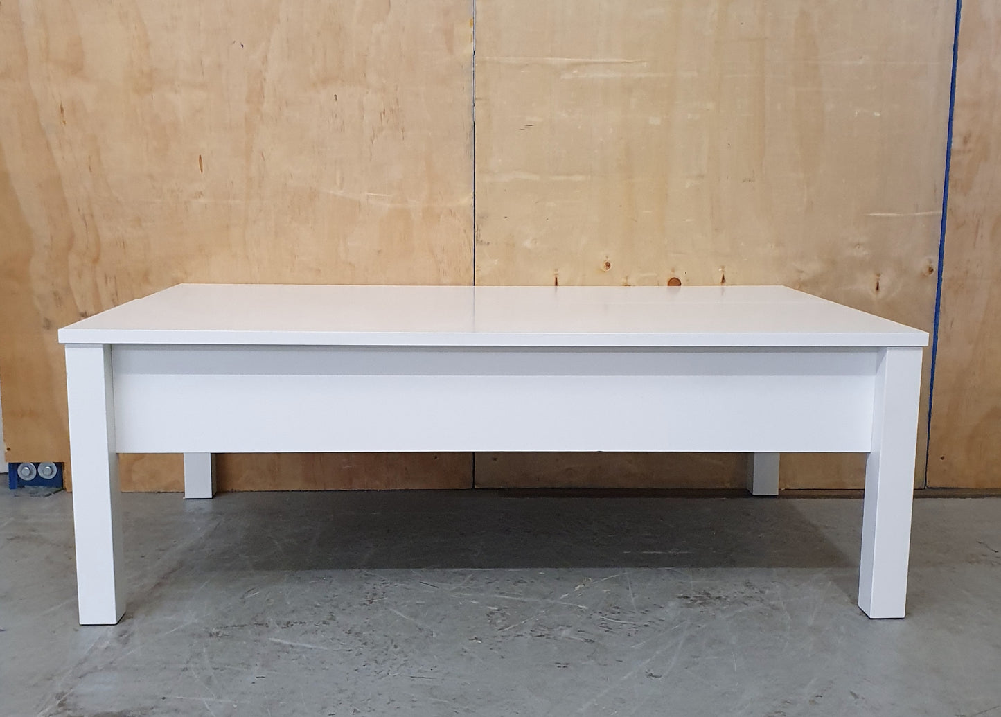 IKEA TRULSTORP Large White Wood Coffee Table with Open Top Section - 104268