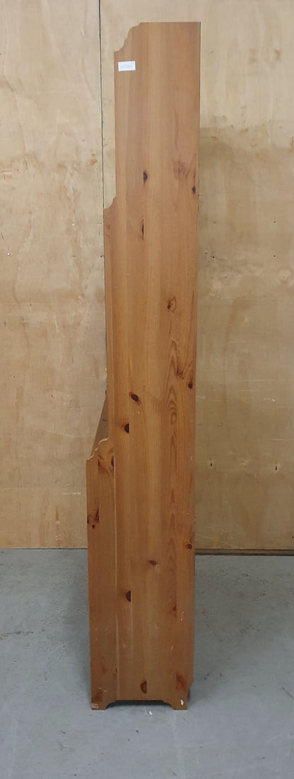 Tall Wooden Shelving Unit with 2 Bottom Doors - 103386