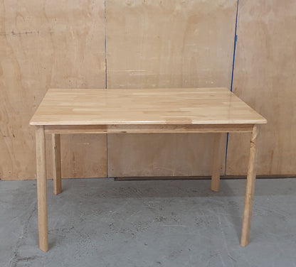 MALAY Wooden Dining Table and 4 Dining Chairs - 104385