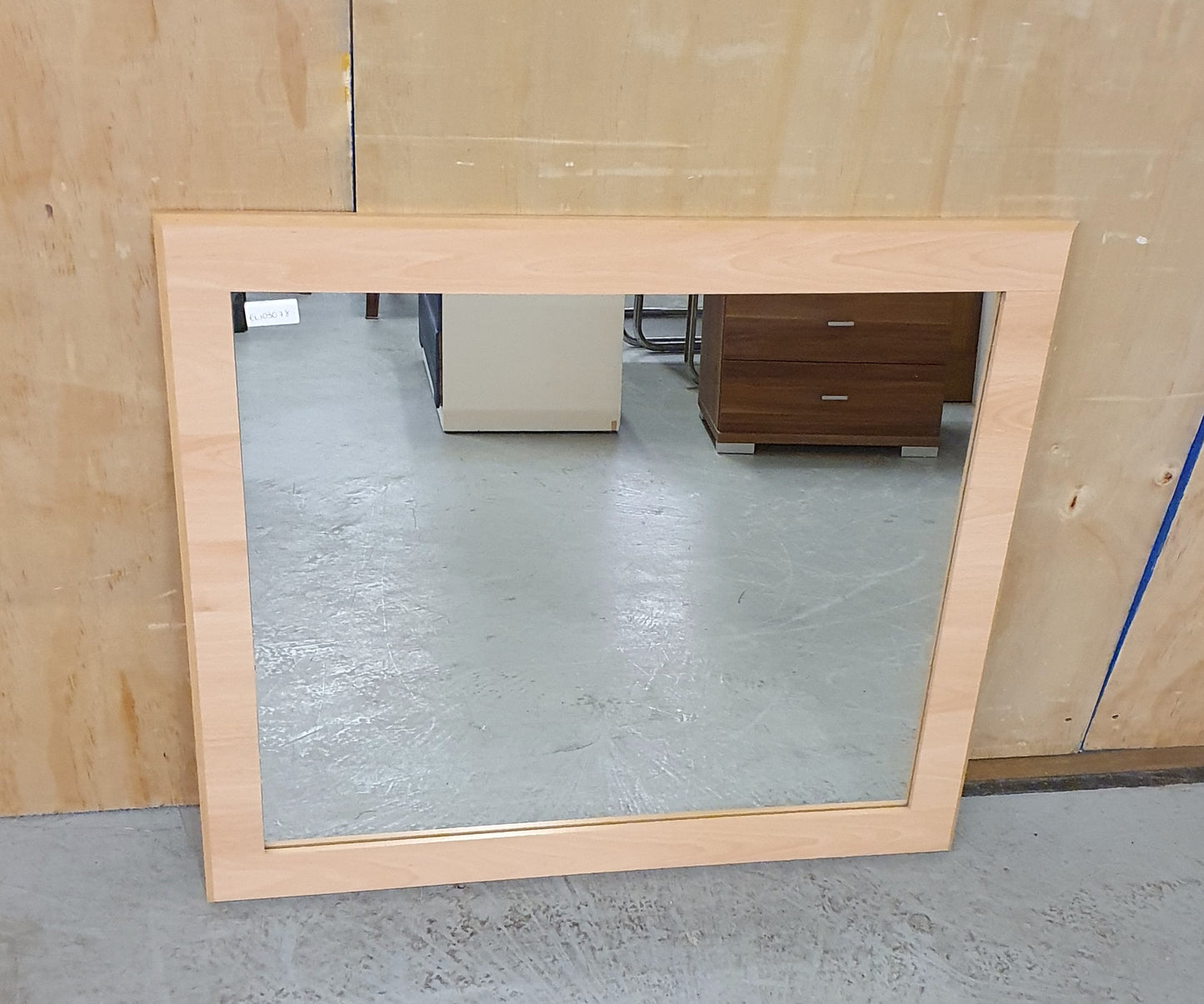 Square Wood Frame Mirror - EL103078