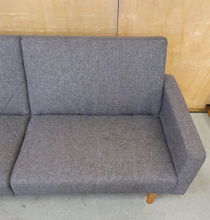 Grey 2 Seater Clik-Clak Sofa Bed - 104868