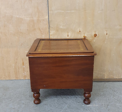Wood Storage Box with Open Top Decorative Lid - EL104402