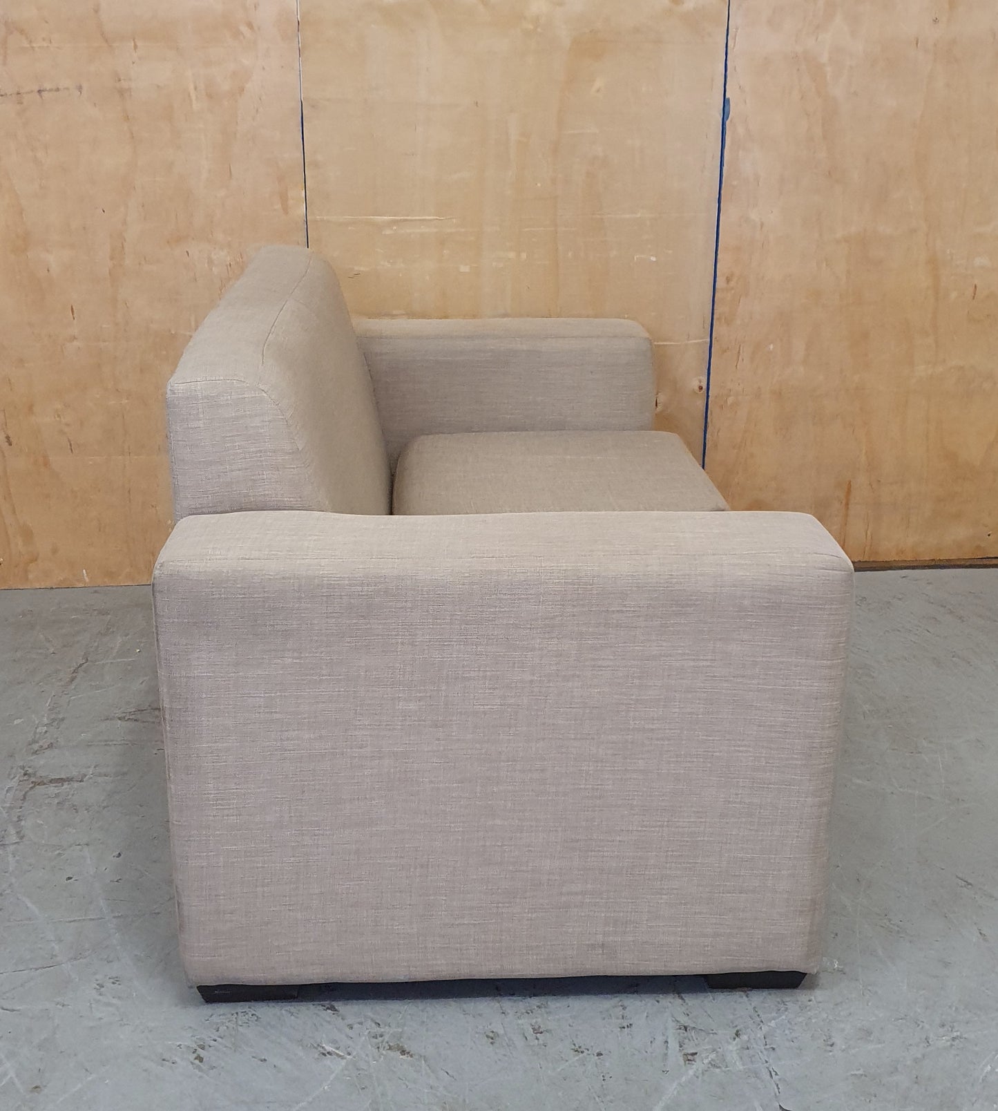 2 Seater Beige Modern Sofa - 104818