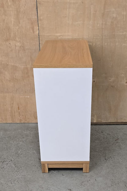 White and Grey Wooden Shoe Storage - 104723
