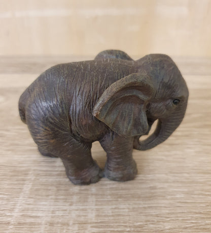 Small Stone Elephant Ornament - 230824-3