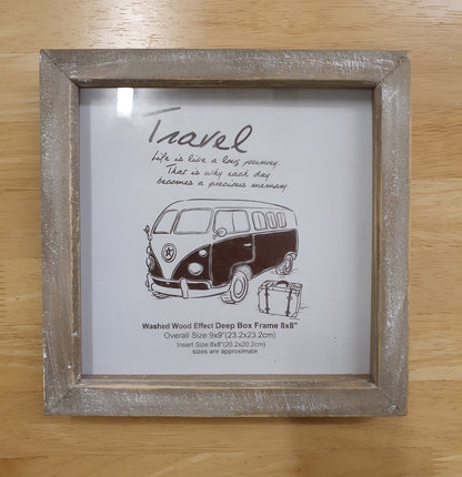 Washed Wood Deep Box Picture Frame - 151223-10