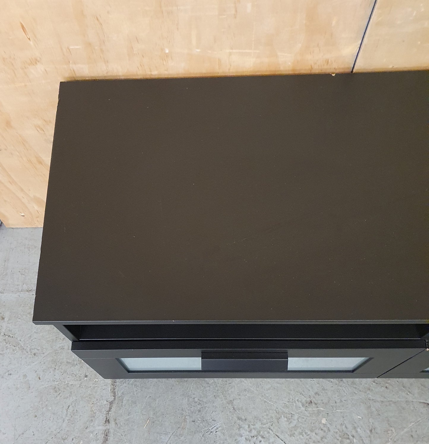 IKEA BRIMNES Black TV Stand with 2 Deep Drawers - 104783