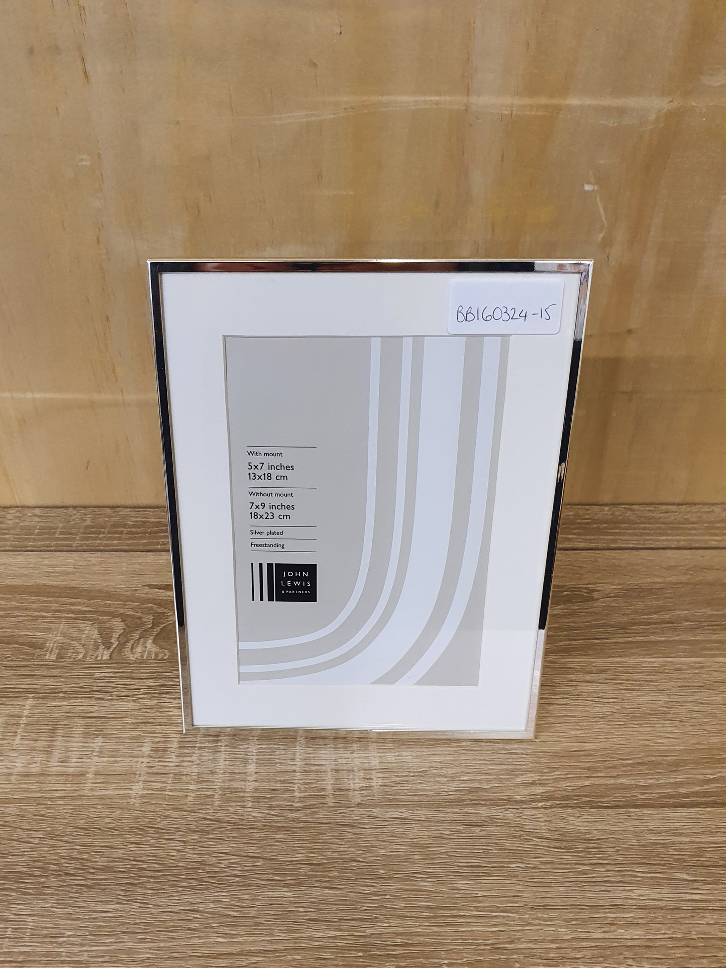 JOHN LEWIS Silver Small Picture Frame - BB160324-17