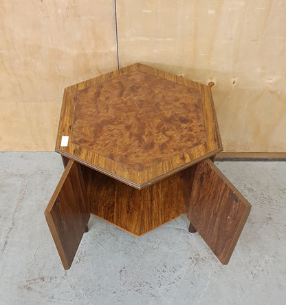 Hexagon Shaped Cabinet with Two Doors - EL103866