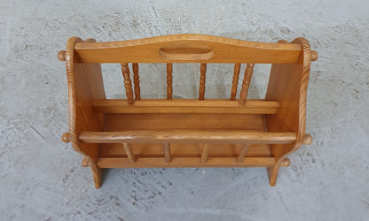 Pine Magazine Rack - 201024-03