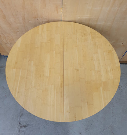 Round Pine Extendable Dining Table - 104415