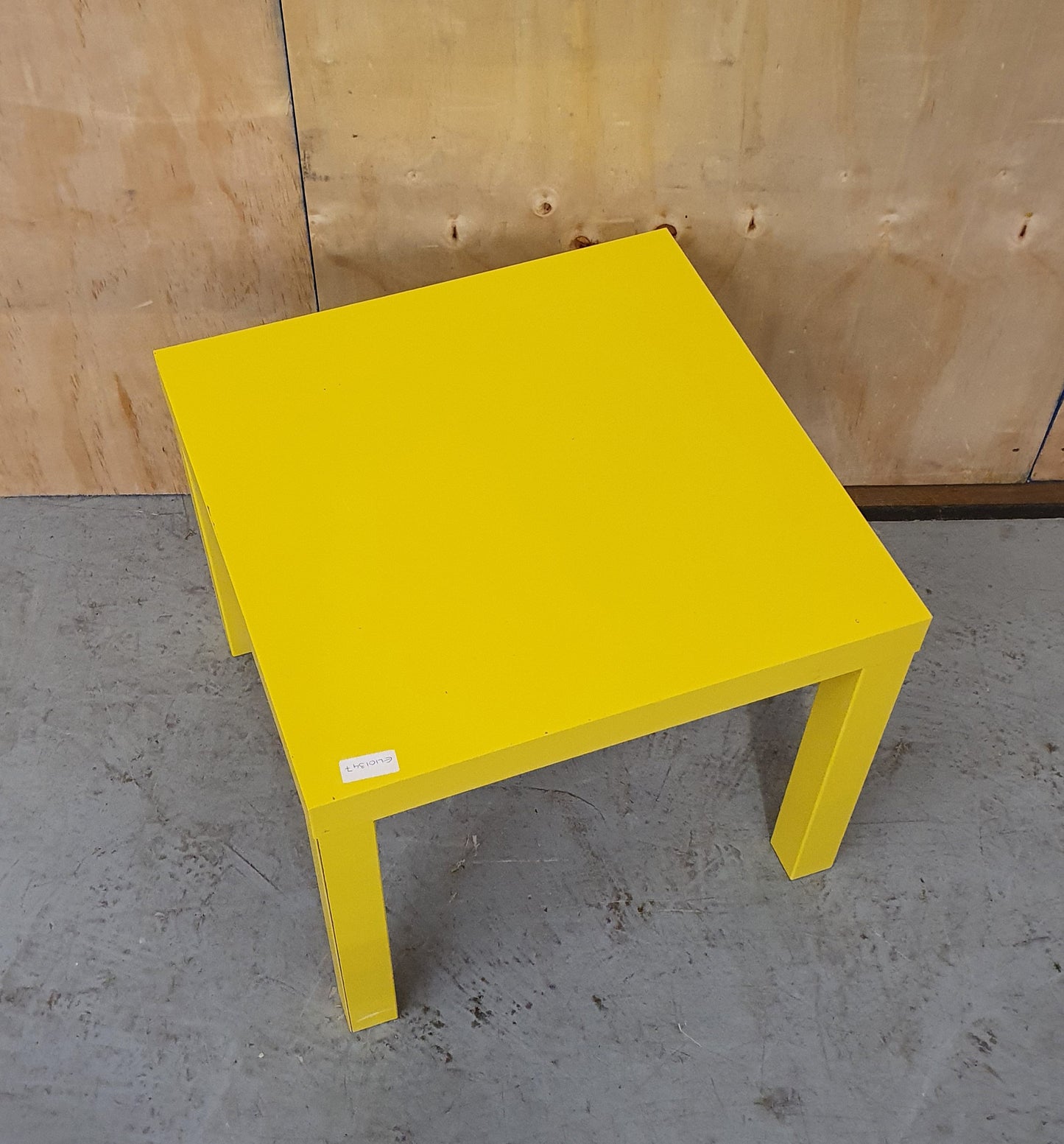 IKEA LACK Yellow Table - EL101347