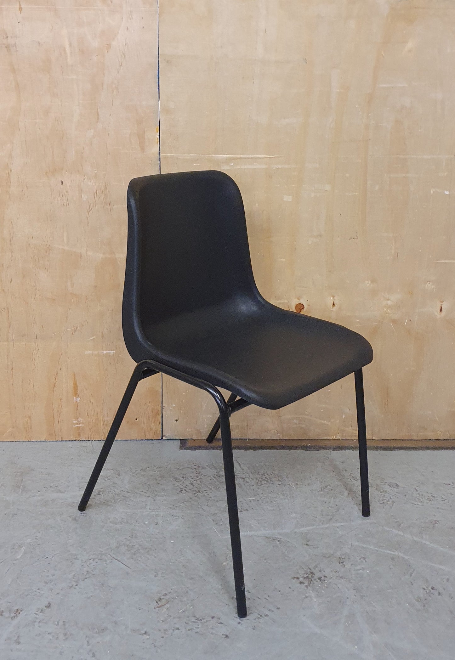 Black Single Stackable Chair - 103116