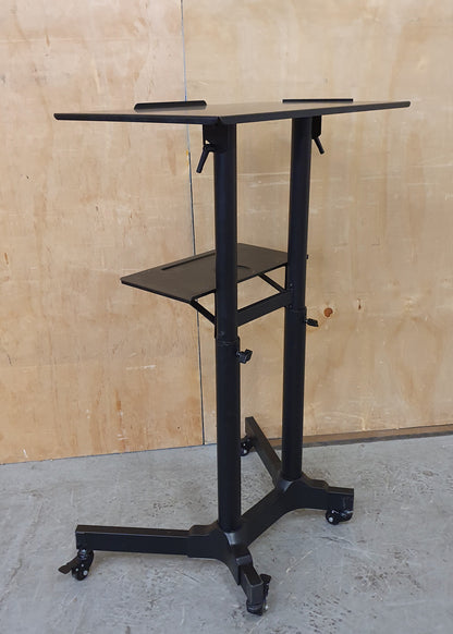 BONTEC Black Alloy Steel Adjustable Mobile Laptop Desk - 104431