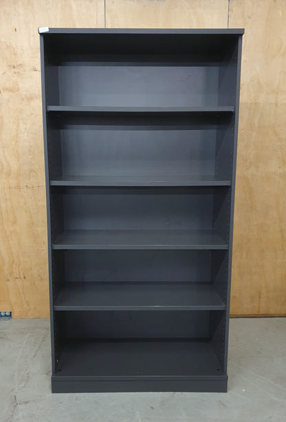 Tall Heavy Slate Grey  Large Bookcase - 103090