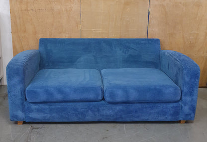 DFS Blue Soft Fabric Sofa Bed - 104805