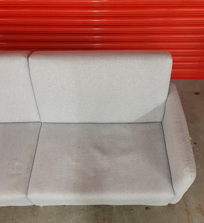 Grey Modern Click-Clack 2 Seater Sofa Bed - 103727