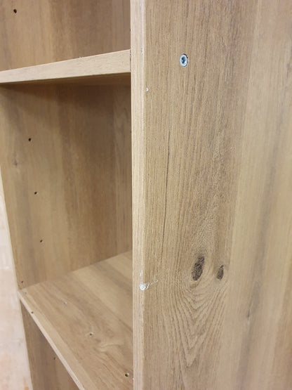 Tall 3 Shelf Wall Mountable Wood Bookcase - EL104478