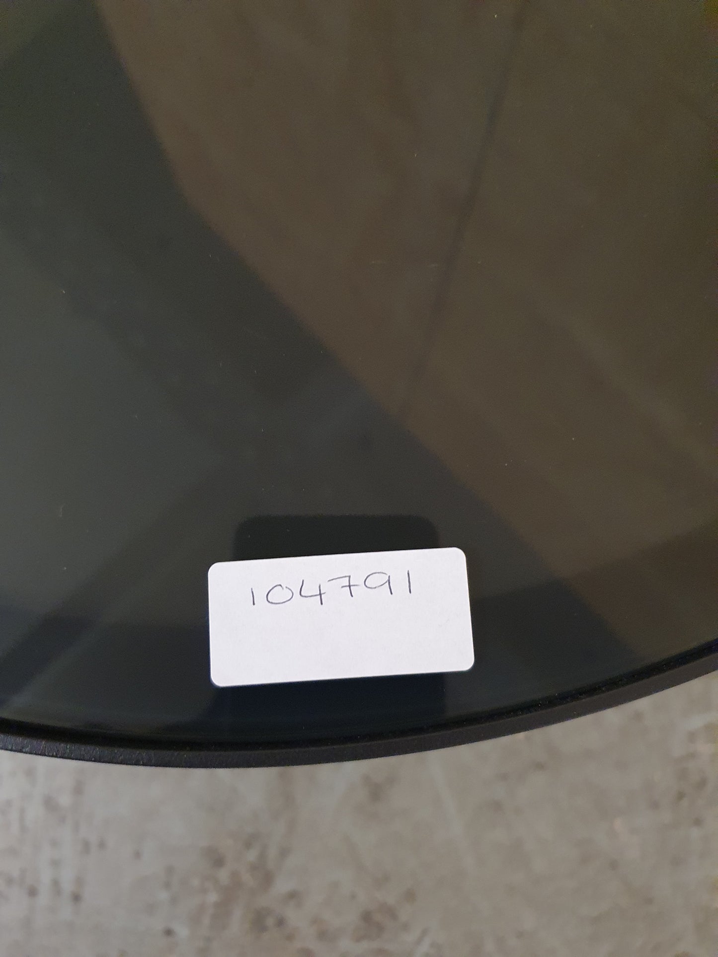 IKEA FROTORP Round 2 Tier Glass and Faux Marble Coffee Table - 104791