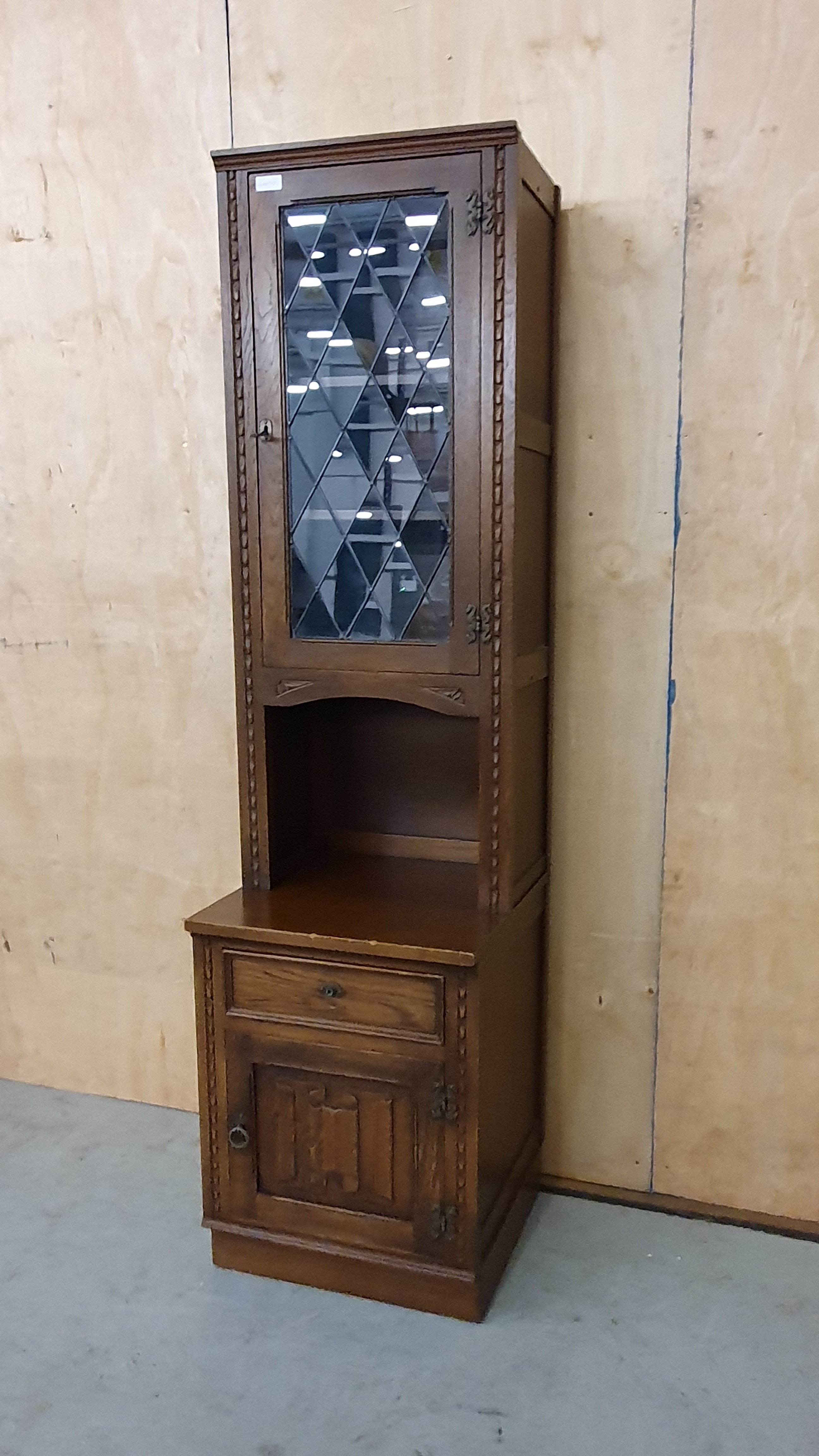 Tall vintage deals storage cabinet